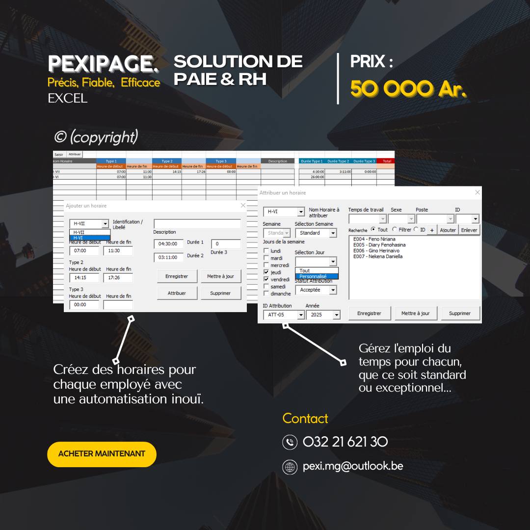 Presentation Gestion du personnel